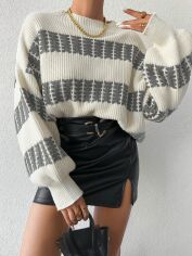 Акція на Светр жіночий SHEIN GD-00156711 One Size Сірий від Rozetka