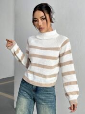 Акція на Светр жіночий SHEIN GD-00159498 L Різнокольоровий від Rozetka