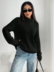 Акція на Светр жіночий SHEIN GD-00167200 S Чорний від Rozetka