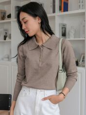Акція на Светр жіночий SHEIN GD-00168824 S Коричневий від Rozetka