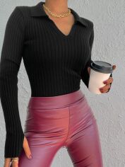 Акція на Светр жіночий SHEIN GD-00156428 One Size Чорний від Rozetka