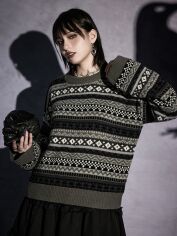 Акція на Светр жіночий SHEIN GD-00156656 L Різнокольоровий від Rozetka