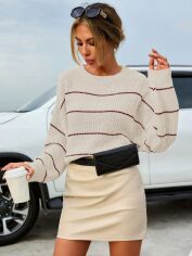 Акція на Светр жіночий SHEIN GD-00156659 L Червоний від Rozetka