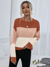 Акція на Светр жіночий SHEIN GD-00156666 L Різнокольоровий від Rozetka