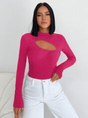 Акція на Светр жіночий SHEIN GD-00156674 M Фуксія від Rozetka