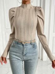 Акція на Светр жіночий SHEIN GD-00161844 XL Хакі від Rozetka