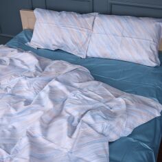 Акція на Комплект постільної білизни MirSon King Size 220х240 см 22-1416 Pastel Dream Сатин від Rozetka