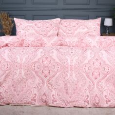Акція на Комплект постільної білизни Mirson King Size 220х240 см 17-0770 Powder Paisley Бязь від Rozetka