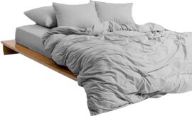 Акція на Наволочка MirSon Soft Touch of Satin Сатин 004 Ash 60x60 см від Rozetka