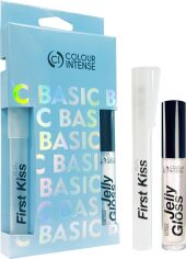 Акція на Набір косметичний Colour Intense Basic Блиск для губ Jelly Gloss 6 мл + Парфумована вода First Kiss 10 мл від Rozetka