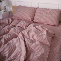 Акція на Простирадло на гумці MirSon Royal Soft Stripe 30-0029 Constance 80x190 см від Rozetka