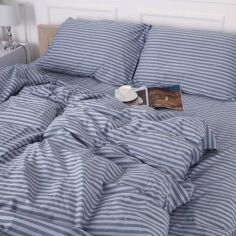 Акція на Простирадло на гумці MirSon Royal Soft Stripe 30-0030 Georgia 100x200 см від Rozetka