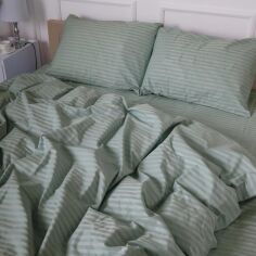 Акція на Простирадло на гумці MirSon Royal Soft Stripe 30-0031 Jesse 150x200 см від Rozetka