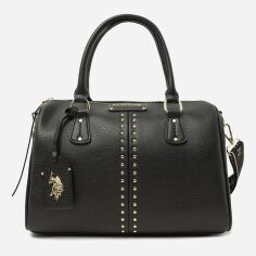 Акція на Сумка крос-боді через плече жіноча середня U.S. Polo Assn 27A365-AA00A_1SZ Чорна від Rozetka