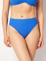 Акція на Нижня частина купальника жіноча Puma Swim Jacquard High Waist Briefs 94704901 M Vivid Blue від Rozetka