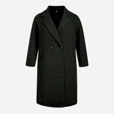 Акція на Пальто жіноче SHEIN GD-00160935 XL Чорне від Rozetka