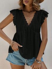 Акція на Топ жіночий SHEIN GD-00131037 2XL Чорний від Rozetka