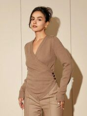Акція на Кардиган жіночий SHEIN GD-00161960 S Хакі від Rozetka