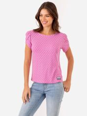 Акція на Футболка жіноча U.S. Polo Assn 215840-7F00A(PINK PIZAZZ) M Рожева від Rozetka