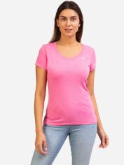 Акція на Футболка бавовняна U.S. Polo Assn 212201-PO00A(PINK SANGRIA) M Рожева від Rozetka