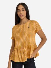 Акція на Блузка жіноча U.S. Polo Assn 215899-ZH00A(DUTCHESS GOLD) S Золота від Rozetka