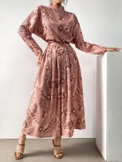Акція на Плаття довге літнє жіноче SHEIN GD-00152842 XL Комбіноване від Rozetka