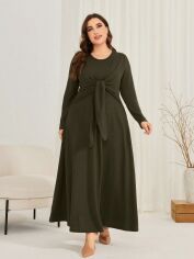 Акція на Сукня жіноча SHEIN GD-00169837 4XL Хакі від Rozetka