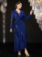 Акція на Сукня жіноча SHEIN GD-00159289 M Темно-синя від Rozetka