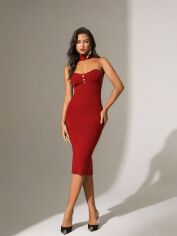 Акція на Сукня жіноча SHEIN GD-00161899 M Червона від Rozetka