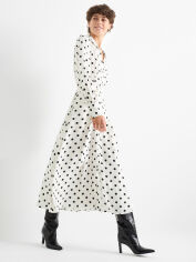 Акція на Плаття міді осіннє жіноче C&A GD-00127314 40 Біле від Rozetka