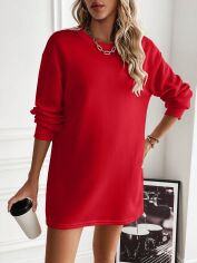 Акція на Плаття коротке осіннє жіноче SHEIN GD-00163372 S Червоне від Rozetka
