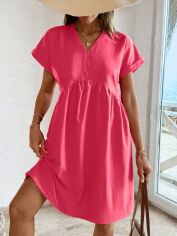 Акція на Плаття міді літнє жіноче SHEIN GD-00155858 S Рожеве від Rozetka