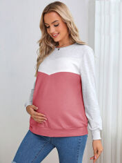 Акція на Світшот для вагітних SHEIN GD-00170028 2XL Рожевий від Rozetka