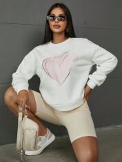 Акція на Світшот жіночий SHEIN GD-00170040 S Білий від Rozetka