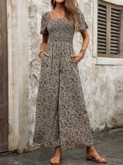 Акція на Комбінезон жіночий SHEIN GD-00144909 L Сіро-бежевий від Rozetka