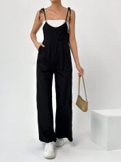 Акція на Комбінезон жіночий SHEIN GD-00157104 M Чорний від Rozetka