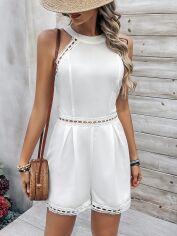 Акція на Комбінезон жіночий SHEIN GD-00159369 XS Білий від Rozetka