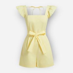 Акція на Комбінезон жіночий SHEIN GD-00157106 XS Жовтий від Rozetka