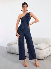 Акція на Комбінезон жіночий SHEIN GD-00159348 M Темно-синій від Rozetka
