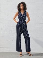 Акція на Комбінезон жіночий SHEIN GD-00162170 XL Темно-синій від Rozetka