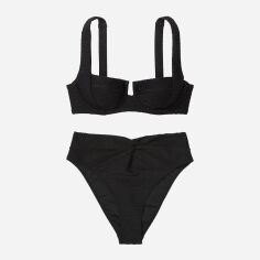 Акція на Роздільний купальник жіночий Victoria's Secret 597921244 32C/S Чорний від Rozetka