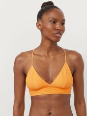 Акція на Верхня частина купальника жіноча H&M XAZ324374LOUK 36 Помаранчева від Rozetka