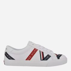 Акція на Жіночі кеди низькі Tommy Hilfiger 610461463 41 Білі від Rozetka