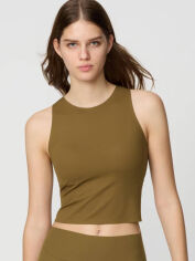 Акція на Топ жіночий Uniqlo 769304224 S Коричневий від Rozetka