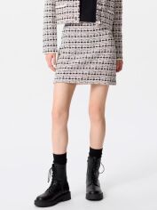 Акція на Спідниця міні осіння пряма жіноча Uniqlo 769221078 XL Біла від Rozetka