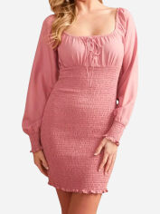 Акція на Сукня коротка літня жіноча Guess 174584445 XL Рожева від Rozetka