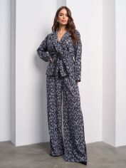 Акція на Костюм оверсайз жіночий ISSA PLUS 14536A XL Сірий від Rozetka
