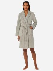 Акція на Халат жіночий махровий теплий Ralph Lauren 707541208 L Сірий від Rozetka