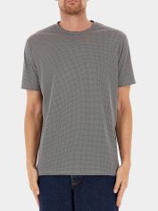 Акція на Футболка бавовняна довга чоловіча Armani Exchange 951764319 M Сіра від Rozetka