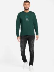 Акція на Лонгслів чоловічий Guess 678336758 2XL Зелений від Rozetka